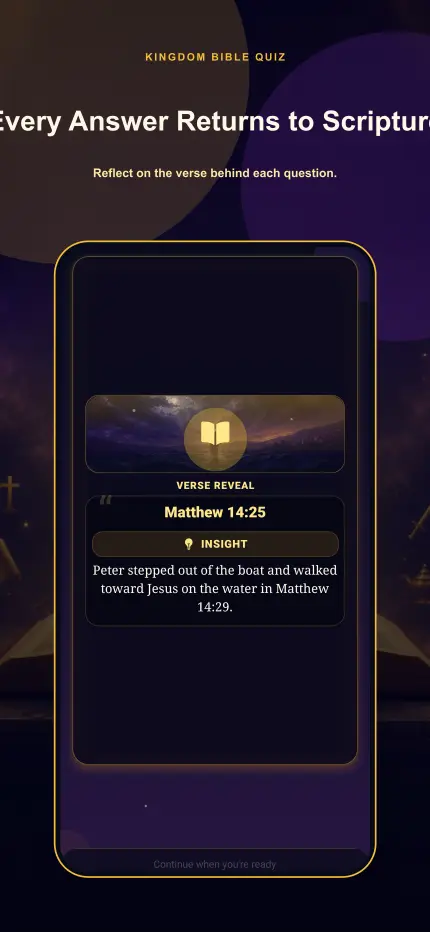 Kingdom Bible Quiz app screenshot 3